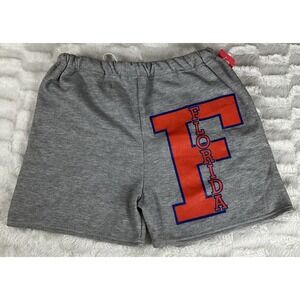 Florida Gators Vintage Mens Gray Large Shorts Dodger Tag Made In USA NWT Retro